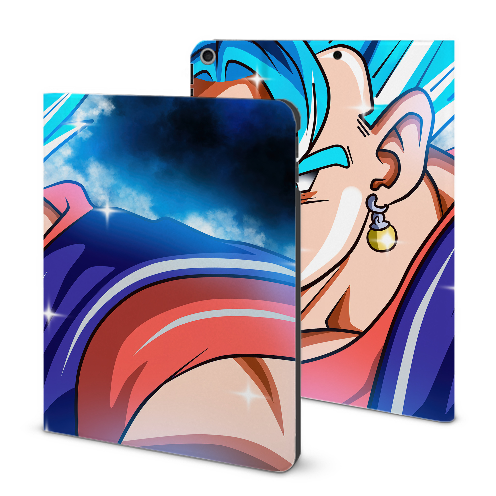 （画像用） ドラゴンボール DRAGON BALL IPad ケース ブック型 PUレザー TPU 耐衝撃 軽量 薄型 ペン収納なし 全面保護 IPad 各モデル対応
